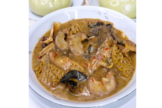 White Soup(Ofe Nsala) with Fish